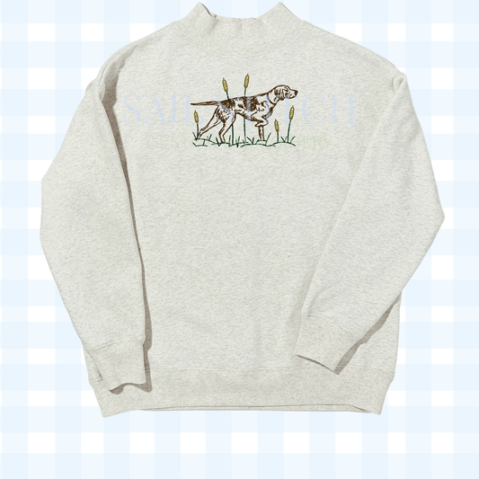 German Shorthaired Pointer Mockneck Sweatshirt