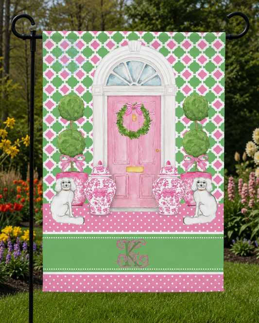 Chinoiserie Garden Flag