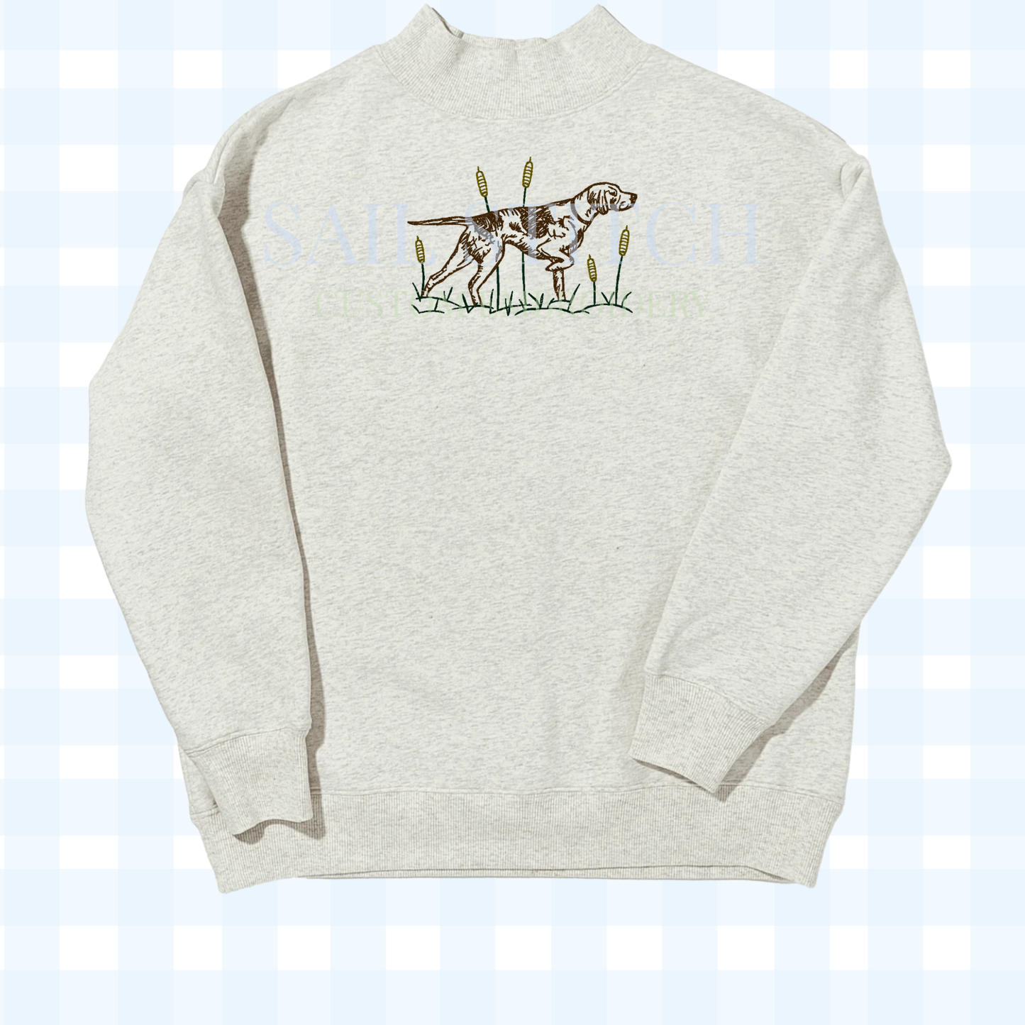 German Shorthaired Pointer Mockneck Sweatshirt