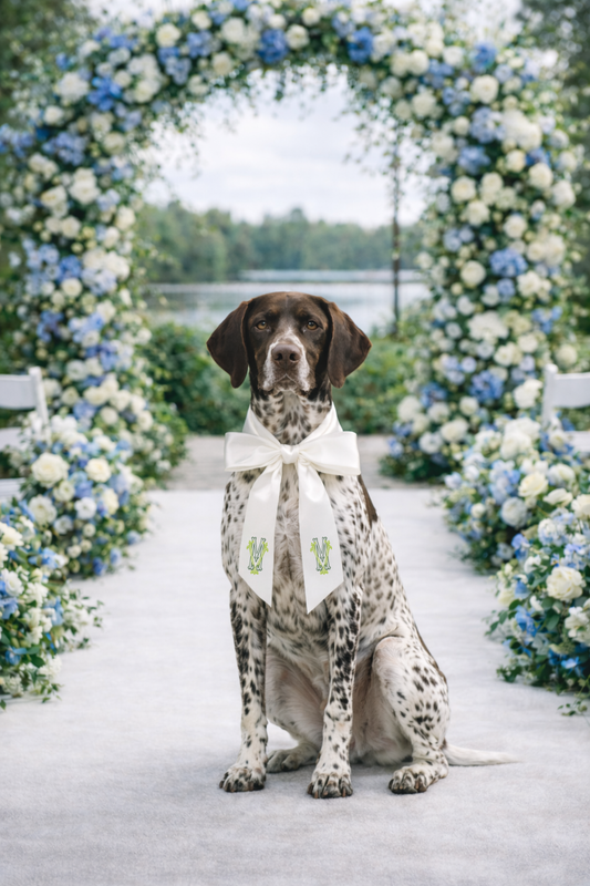 Wedding Dog Sash