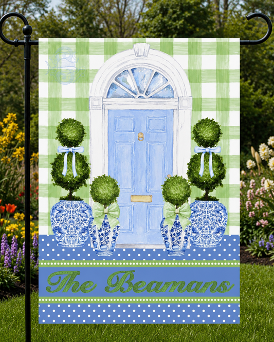 Chinoiserie Garden Flag
