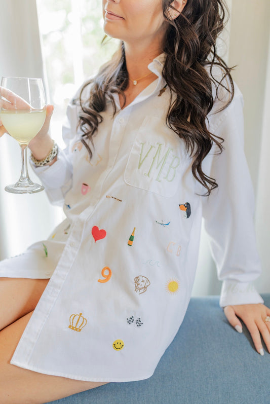 Embroidered Favorite Everything Oxford Button-Down Shirt