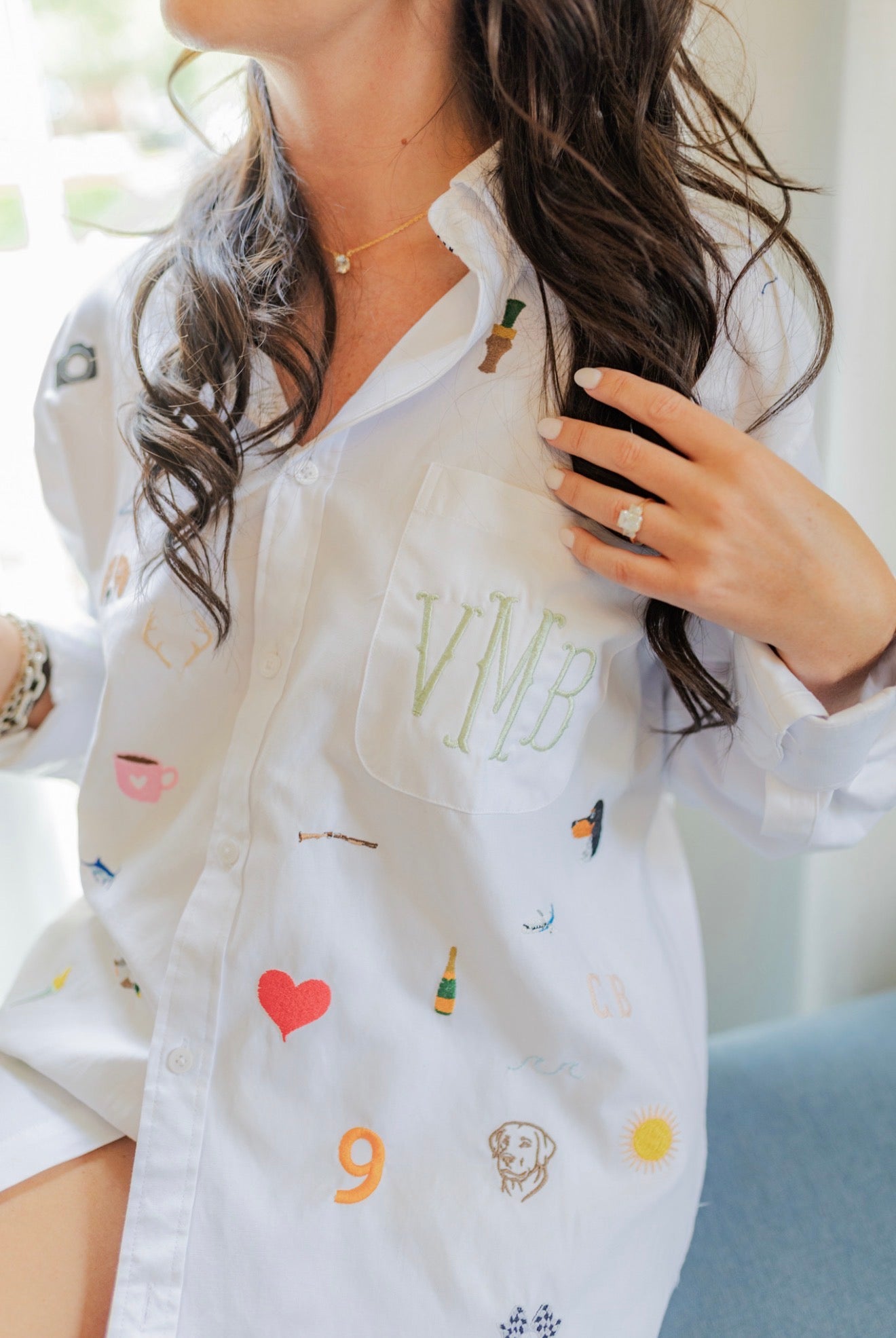 Embroidered Favorite Everything Oxford Button-Down Shirt