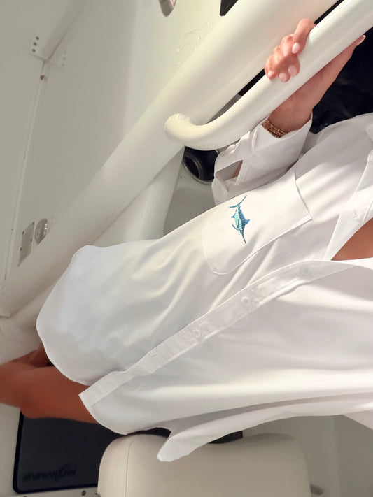 Blue Marlin Button-Down Shirt