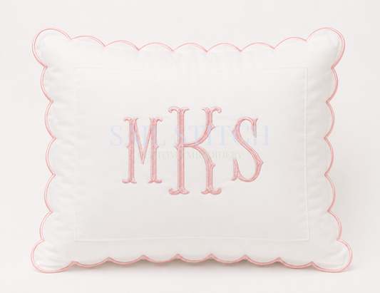 Scalloped Pillow Cover
